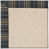 Capel Zoe-White Wicker Sailing Seas Octagon 10.00 x 10.00 Area Rug