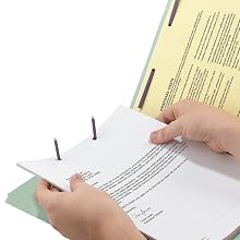 Smead Pressboard Fastener Folder, Letter, 2/5 Right Of Center, 25 per Box (14982)