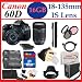 Canon EOS 60D 18 MP CMOS Digital SLR Camera with Canon EF-S 18-135mm Lens + Essential 16GB Accessory Kit Package