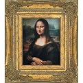 Mona Lisa Framed Art Mini by Leonardo Da Vinci - 16.5x14.5"