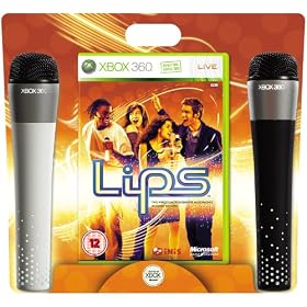 Lips XBox 360 Game with 2 wireless microphones