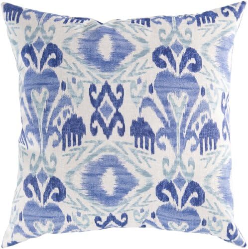 22" x 22" Decorative Pillows 100% Polyester None Teal | Foggy Blue | Midnight Blue | Blue Corn | Dark Periwinkle | Safari Tan | Papyrus