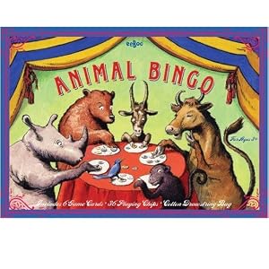 Animal Bingo Game by eeBoo