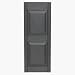 Builders Edge, Inc. 030140039002 Raised Panel Vinyl Shutters