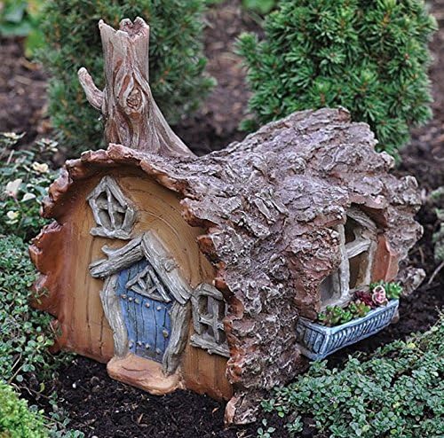 Log Fairy House, Miniature Gardening