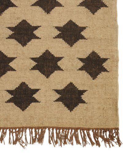 Imagen 3 de Hecho a mano indio Diseñador Yoga Mat Alfombra de lana yute-Modern Tamaño Alfombra 64 x 28 pulgadas