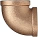 Lead Free Brass Pipe Fitting, 90 Degree Elbow, Class 125, 1/4