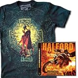 Halford Metal God Essentials Vol.1 CD with Bonus DVD + Metal God Apparel Pray for Rock and Roll Shirt [1CD/1DVD/1 Medium T-shirt]