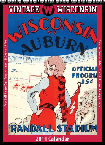Wisconsin Badgers 2011 Vintage Football Calendar