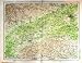 1903 Colour Map Swindon Oxford England Lambourn