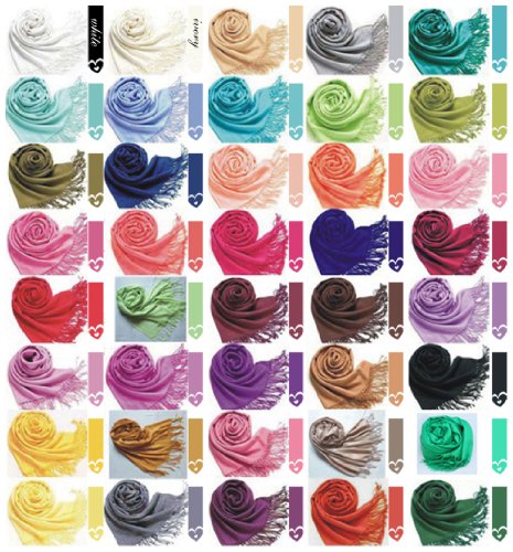 40colors Top Quality Hot Sale Ladies Pashmina Shawl Hijab Scarf Huge Range Wrap
