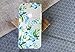 iPhone 6/6S Case,Blingy's® High Quality Floral Pattern Transparent Clear Flexible Soft Slim Rubber TPU Case-Retail Packaging (Blue Petals)