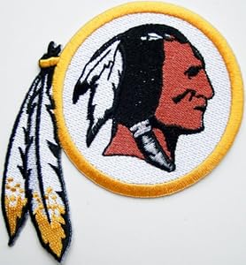 Amazon.com: NFL Football Washington Redskins Crest Embroidered PATCH