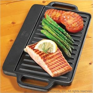 Preseasoned Reversible Cast Iron Griddle