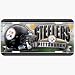 Pittsburgh Steelers Embossed Hi Definition Metal License Plate