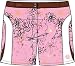 Sports : F2 Boardshorts Flowerlines rosa