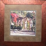 Sunlit Archway by Cyrus Afsary 28-Inch-by-28-Inch Framed Print