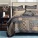 Tache 3 Piece Royal Chambers Patchwork Floral Quilt Set, King