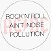 AC/DC - Rock And Roll Aint Noise Pollution (Black, White, Red) - 1 1/2' Button / Pin