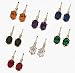 7 Pair Color Crystal Latchback Earring Set 7 Pair Color Crystal Latchback Earring Set