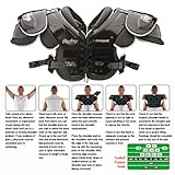 Rawlings Combat CPQBL Football Shoulder Pads L