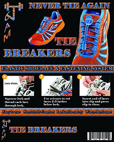 JCAM Reflective Royal Blue Shoe Lock Laces Tie Breaker Elastic No Tie Shoelaces For Triathlon Running, Biking, Hiking, Walking - Great for Kids, Elderly, &amp; Adults Men &amp; Women - JCAM Lock Laces The Ultimate Best #1 Shoelace Replacement - Never Tie Shoelaces Again! Order Your JCAM No Tie Reflective Elastic Shoe Laces Today! 100% Satisfaction Guaranteed - (Royal Blue)