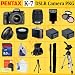 Pentax K7 14.6 Megapixel Digital SLR Camera Body Kit, with 18-55mm Lens + HUGE ACCESSORIES PACKAGE INCLUDING WIDE ANGLE MACRO LENS + 2X TELEPHOTO + 3 PC FILTER KIT + 8GB SDHC MEMORY CARD + 2x EXTENDED LIFE BATTERIES + 2 CARRYING CASES + TRIPOD + MONOPOD & MUCH MORE INCLUDING FREE SHIPPING !!