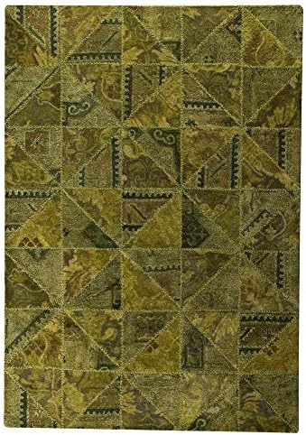 Contemporary Rug in Green (9 ft. 6 in. L x 6 ft. 6 in. W (50 lbs.))