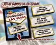 Las Vegas Framed Personalized Print 11x14