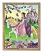 Melissa & Doug Petite Peel and Press Sticker by Number Kit: Princess Castle - 40+ Stickers, Wooden Frame