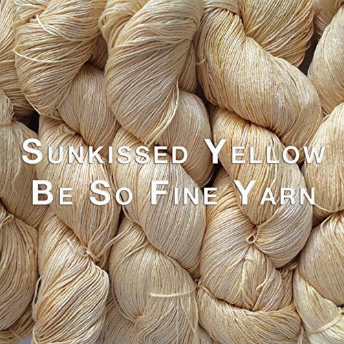 Kristin Omdahl Yarns Be So Fine Bamboo Yarn Sunkissed Yellow