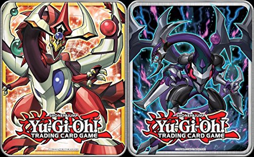 YuGiOh Mega Tin 2015 Odd-Eyes Pendulum Dragon & Dark Rebellion Xyz Dragon Set