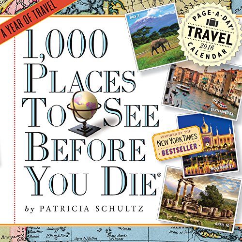 1,000 Places to See Before You Die Color Page-A-Day Calendar 2016