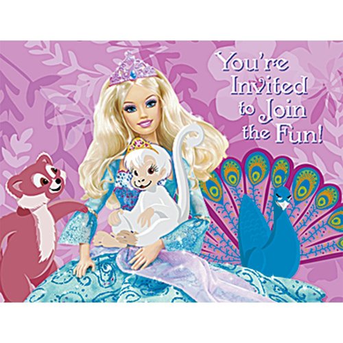 Barbie Island Princess Invitations
