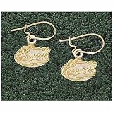 Logo Art Florida Gators 10K Gold Team Logo 3/8 Dangle Earrings