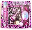 Childrens Diary, Hot Pink and Zebra Girls Rock Diary with Led Light, Invisable Ink Pen, Secret Journal Best Seller Tween Gift