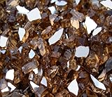 Fireglass Fireplace Fire Pit Glass, ~1/4
