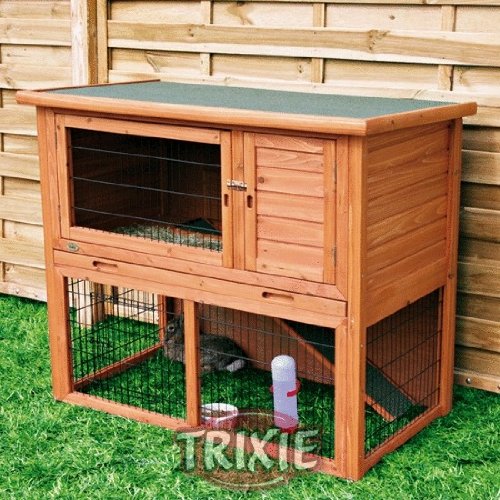 Rabbit Hutch with Enclosure 455x38x2475