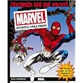 Die Marvel-Comic-Helden: Zeichen wie die Profis. Mit Pausvorlage und ausklappbaren Tafeln