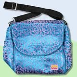 Blue Vines Silk Boutique Diaper Bag