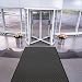 NoTrax 125 Evergreen Diamond Superior Entrance Mat with Vinyl Non-Slip Backing, 2' Width x 3' Length x 3/8" Thickness, Charcoal