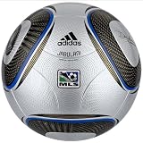 Adidas WC10 MLS Finals Soccer Ball, Metallic Silver/Black/Metallic Gold, 5
