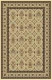 Traditional Area Rug, Radici USA Noble Collection 8'x10' Ivory