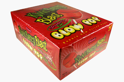 Blow Pops 48 Pack Kiwi Strawberry Blast by Charms L.P.
