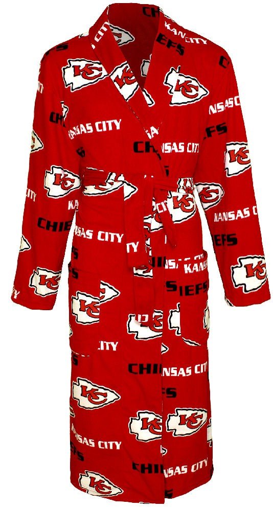 Amazon.com : Kansas City Chiefs Mens Red Facade Micro Fleece Plush ...