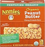 Annie's Organic Peanutty Granola Bars,  6 - .98-Ounce Bars, 5.9 Oz Boxes (Pack of 4)