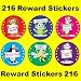 Reward Stickers (216 Animal Reward Stickers 30mm Dia) The Be