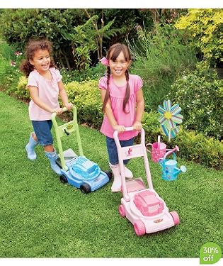 Early Learning Centre lawnmower - pink