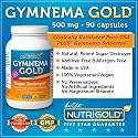 Gymnema GOLD, 500mg, 90 veggie capsules (Gurmar Sugar Destroyer) (#1 Gymnema Sylvestre Leaf Extract)