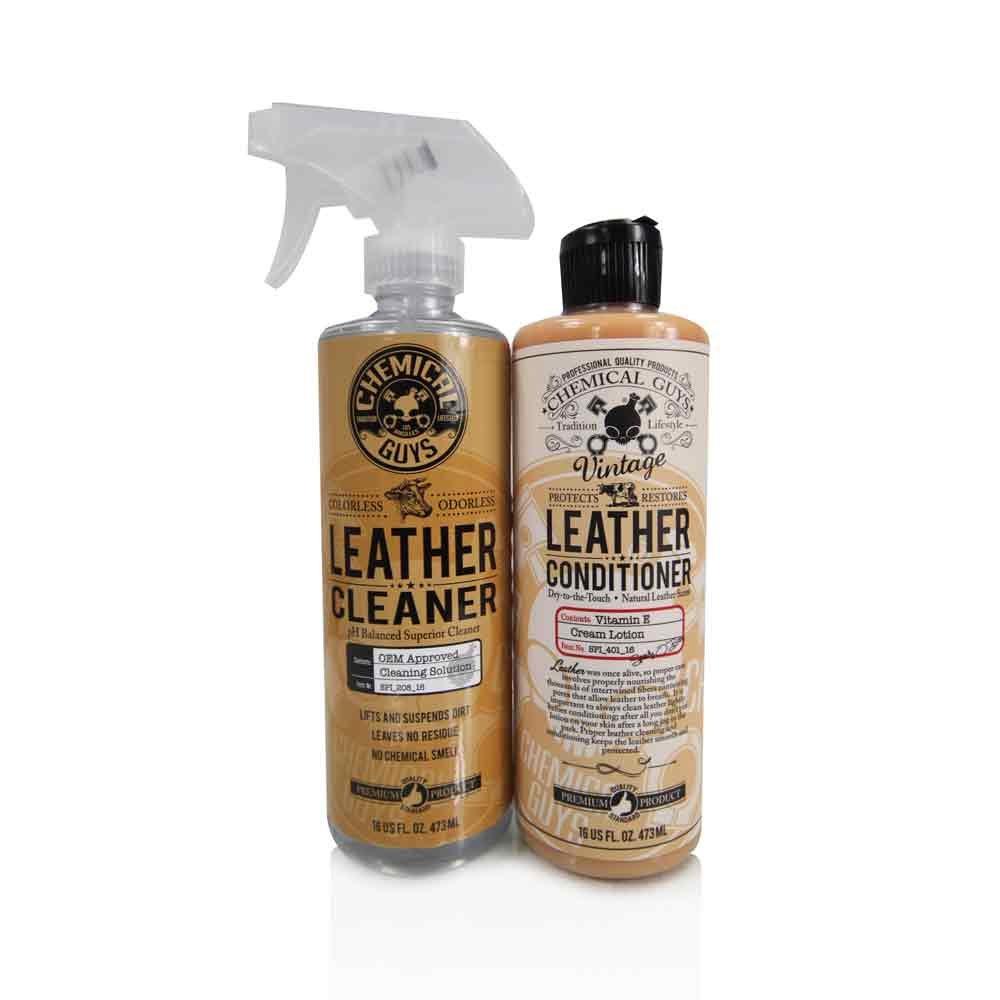 Chemical Guys SPI10916 Leather Cleaner and Conditioner Complete Leather